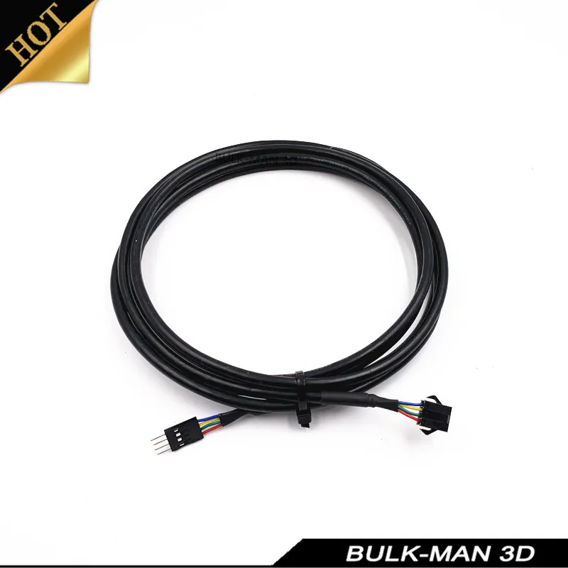 2500mm Length 4 Core Shielded Stepper Motor Exrention Cablein Wood