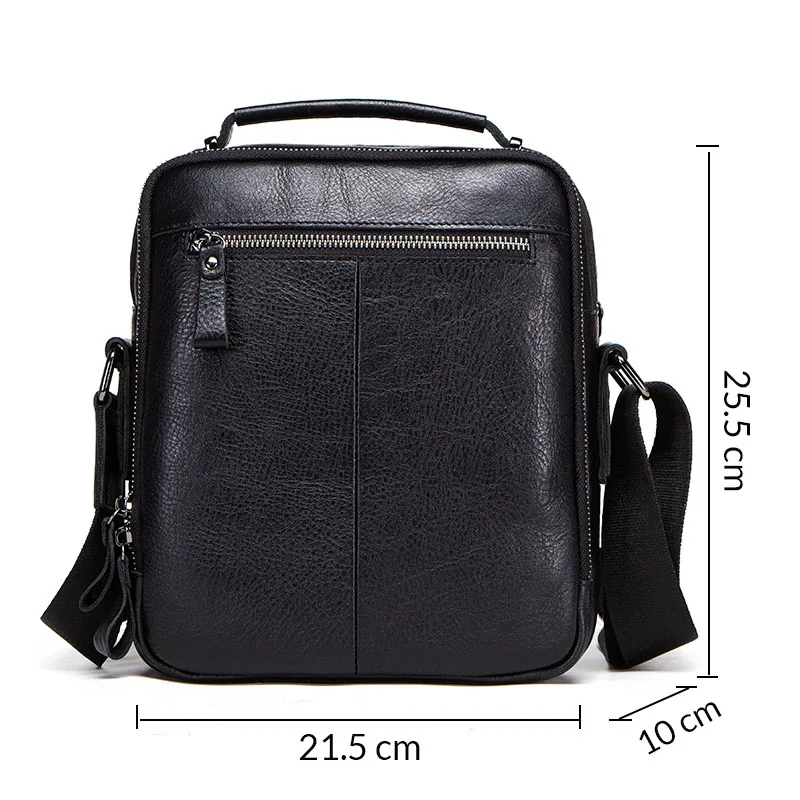 CONTACT'S 100% جلد أصلي للرجال حقيبة كتف crossbody أكياس للرجال عالية الجودة bolsas الأزياء حقيبة ساعي ل 9.7 \