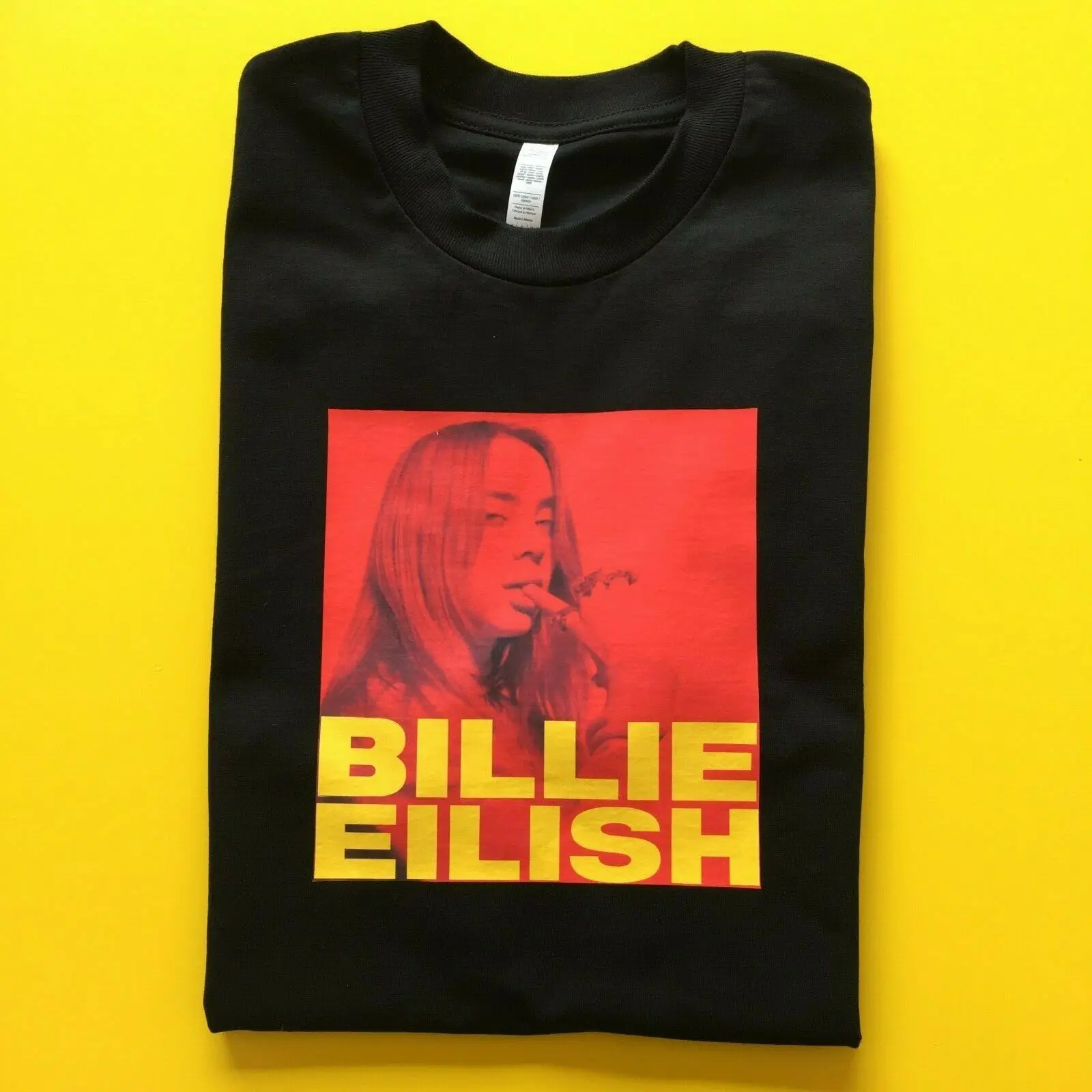 

Billie Eilish T Shirt (+Free Vinyl Sticker)