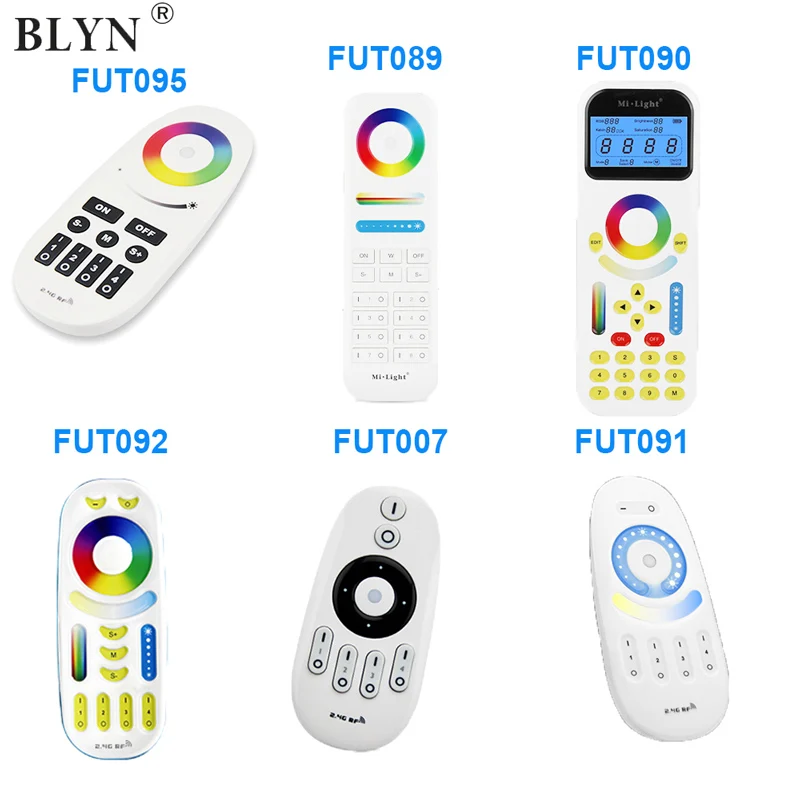 

Mi Light WIFI RGB RGBW LED Controller Smart Light Controller DC12-24V IR Remote 4G Group Alexa Control For RGB RGBW LED Strip