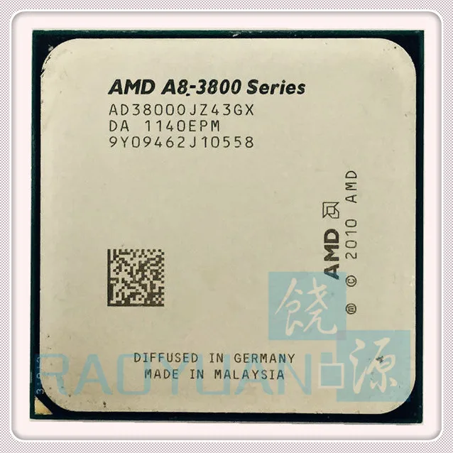 

AMD A-Series A8 3800 A8-3800 2.4GHz 65W Quad-Core CPU Processor AD3800OJZ43GX Socket FM1/ 905pin,sell a6 3600 a8 3870 a8 3850