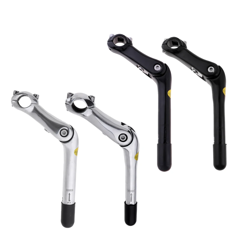 

Adjustable 0-90 Degree 110mm Mountain Road Bike 25.4mm Handlebar Stem Riser Bicycle Front Fork Stem Extender Cycling Accessories