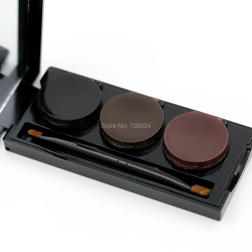 Gel Eyeliner 1 Set Glamorous Eyes Gel With mirror Waterproof Sweat Not Blooming Smudge proof M3056