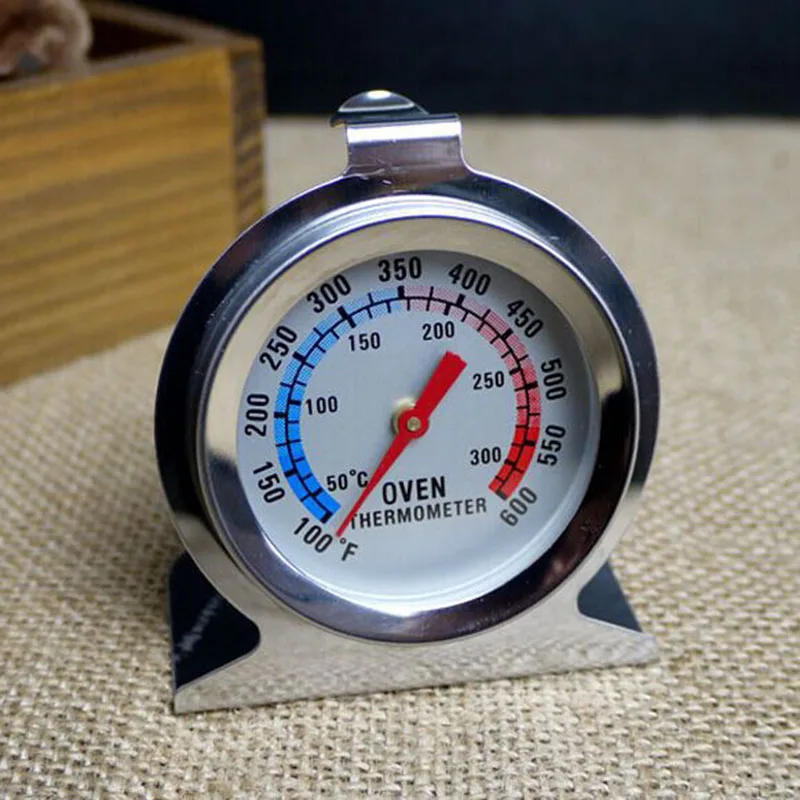 1Pc Kitchen Dial Oven Food Meat Large Diameter Gauge Thermometer Temperature Dial Stand Up