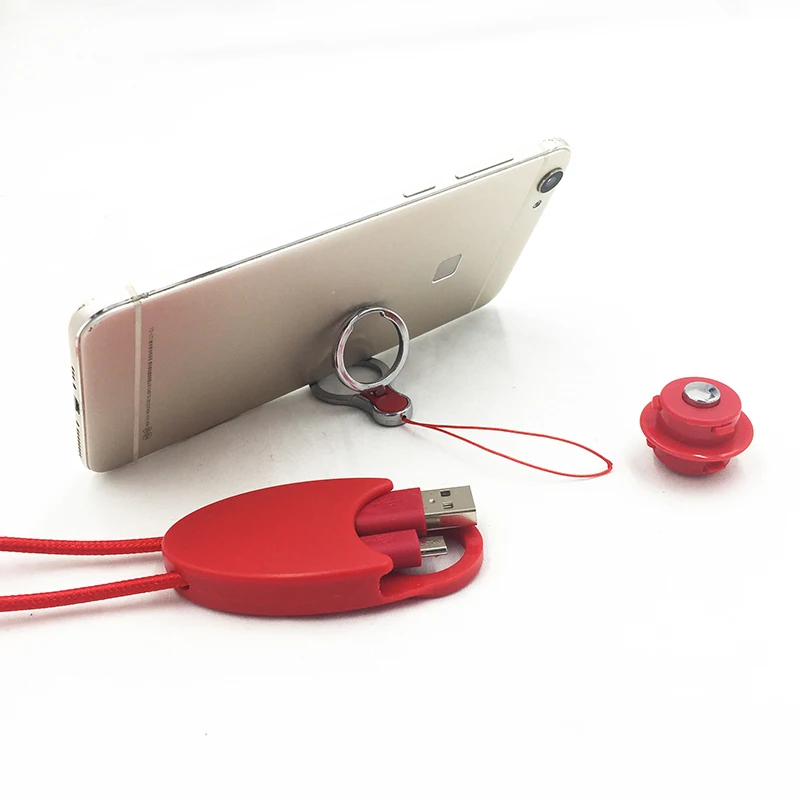 Sovawin палец кольцо Мобильный телефон Смартфон подставка держатель 3 в 1 ремни/подставка/зарядный кабель для IPhone 6 5 5S для IPod для Touch