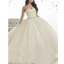 Vestido бальное платье robe de baln возлюбленной декольте Бисероплетение кристаллов на шнуровке Тюль суд поезд Бальные платья