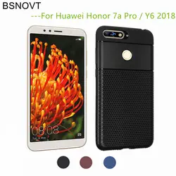 BSNOVT huawei Honor 7A Pro Чехлы huawei Y6 2018 чехол бампер Треугольники узор мягкие Защитные чехлы для huawei Honor 7A капа 5,7"