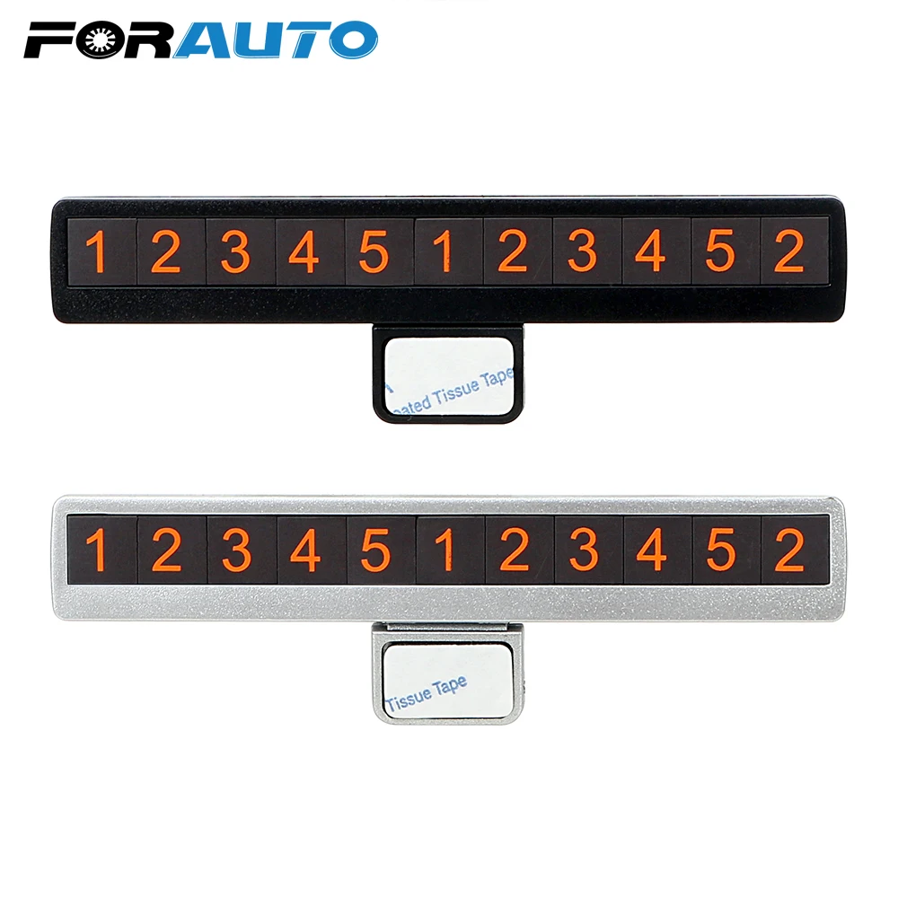 

Car Parking Number Plate Magnetic Adsorption Car Temporary Parking Card Mobile Phone Number Card Car Sticker Hidden