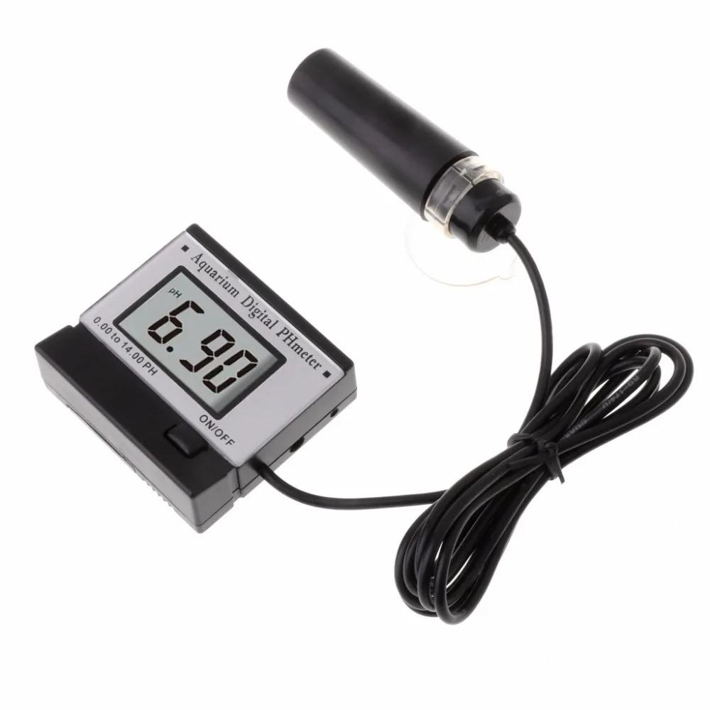 

Mini Digital pH Meter Monitors Hydroponics Aquarium Swimming Pool Spa 0.00~14.00 Tester Tools