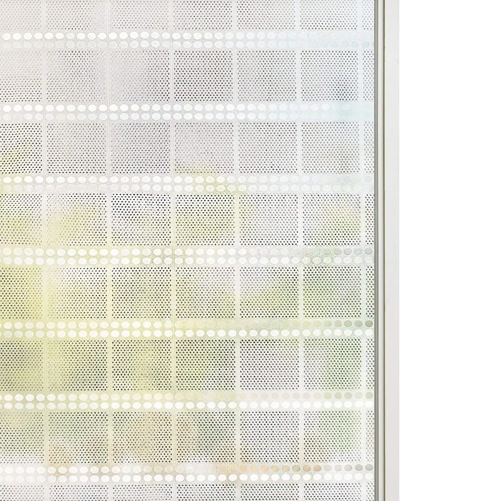 

Funlife45x100cm Privacy Window Films Static Cling Glass Film Decorative No Glue Window Sticker Light Blocking Window Cling Film