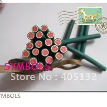 A-03 100 шт 5 мм круглый Арбуз Полимерная глина трость Необычные дизайн ногтей Полимерная глина трость