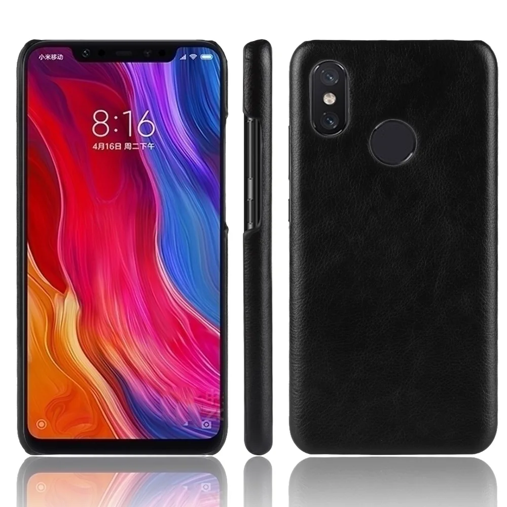 

For Xioami 8 Mi 8 Fashion Case Vintage PU Leather Phone Case For Xiao mi 8 Cover Luxury Business Style Cases Fundas skin