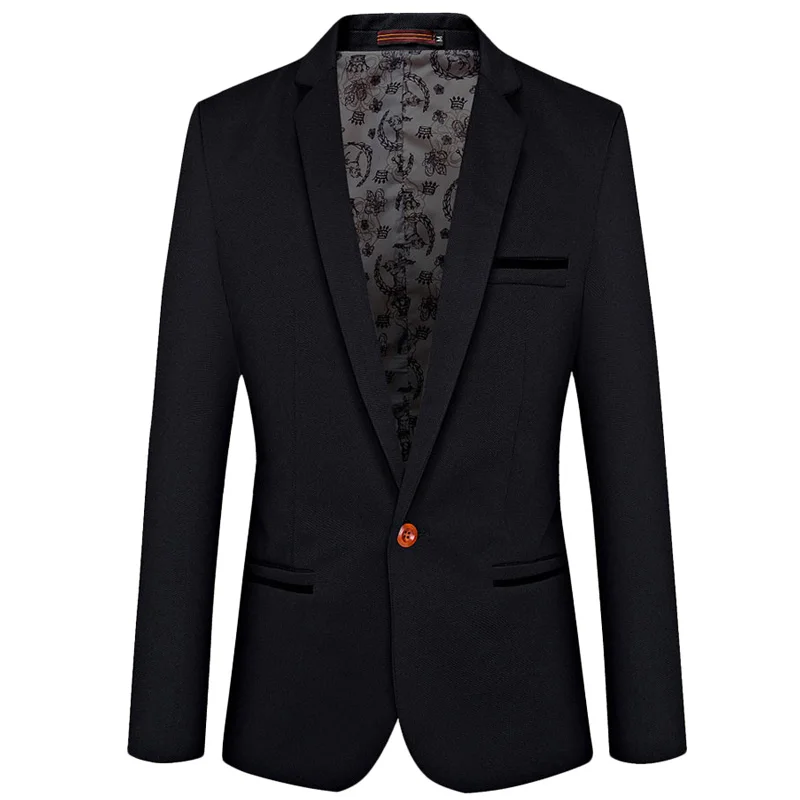 Мужской Блейзер на одной пуговице синего цвета|blue blazer men|blue mens fashionroyal blue men |