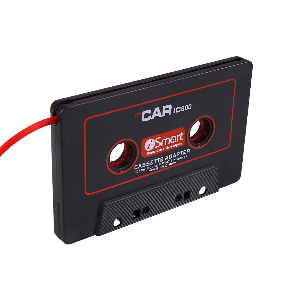 Car Audio Cassette Tape Stereo Adapter For Phone CD MD MP3/4 AUX 3.5mm