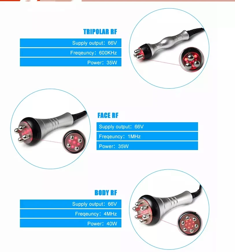 40K кавитация + RF Lipo + вакуум + тело RF + лицо RF косметический аппарат для похудения на продажу