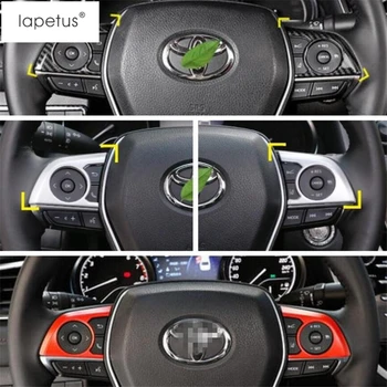 

Lapetus Accessories Fit For Toyota Camry 2018 2019 2020 ABS Steering Wheel Button Frame Molding Cover Kit Trim 3 Pcs / Tricolor
