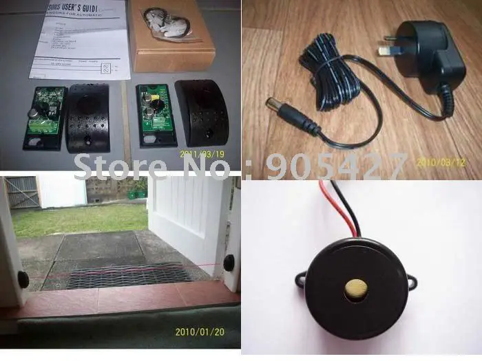 IR Beam Door Entry Alert Buzzer Bell Minder DIY Kitbuzzer haircutkit formkit multimedia