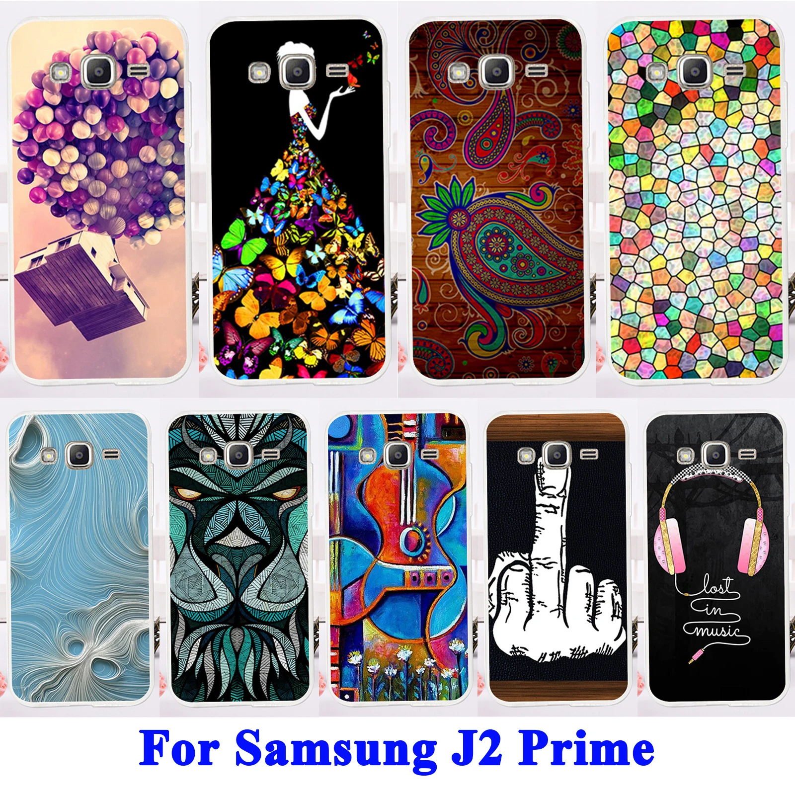 AKABEILA Phone Case For Samsung Galaxy J2 Prime Case Hard Shell Soft TPU Case Shell New