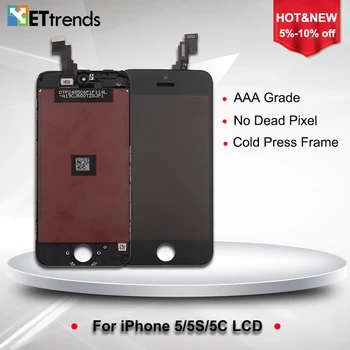 

5/LOT AAA grade LCD Screen for iPhone 5/5S/SE/5C LCD Display Screen Touch Screen Digitizer Assembly DHL Free Shipping