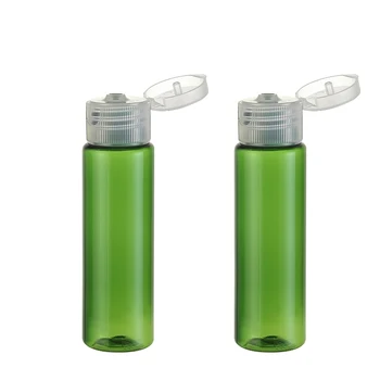 

30ml ablate Flip top cap refillable bottle Bottles Green Small Empty Bottle 50pcs/lot