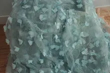 Wholesale 3D lace fabric, French bridal lace fabric , wedding gown fabric, haute couture fabric