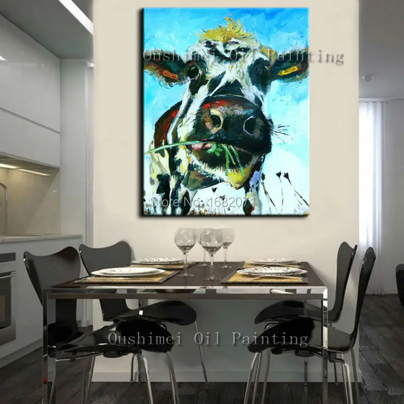abstract animal oil painting