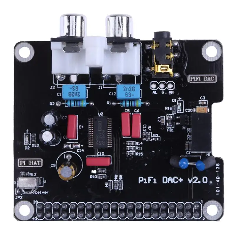 PCM5122 HIFI ЦАП Audio Звуковая карта модуль I2S 384 кГц с светодио дный индикатор для Raspberry Pi B + для Raspberry Pi 2 Модель B
