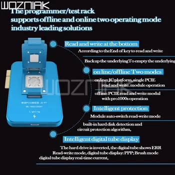 

New JC P7 Multi-Function NAND Programmer PCIE NAND Read Write Module For iPhone7P/7/6SP/6S/6P/Pro9.7 10.5 12.9 Repai Tool