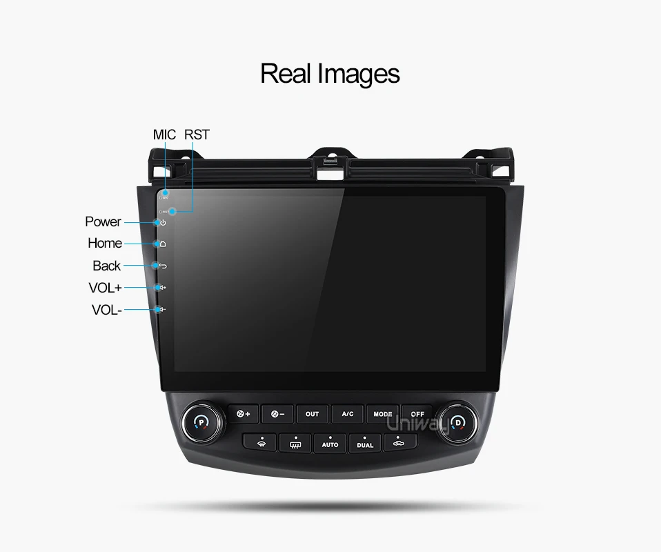 Cheap Uniway AYG1071 2G+32G android 8.1  car dvd for Honda Accord 7 2003 2004 2005 2006 2007 car radio video player gps navigation car 16