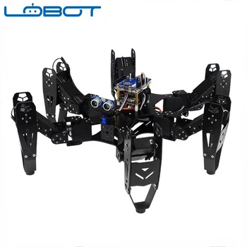 

LOBOT Hexapod Spider Robot Six-legged with 20 CH Controller Servo Motor Action Remote Control RC Parts Robot Toys