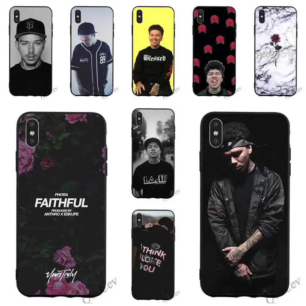 

Print Phora Faithful Singer Phone Cover for iPhone Xs Case Max X 6 6S XR 8 Plus 7 5S 5 SE Shell