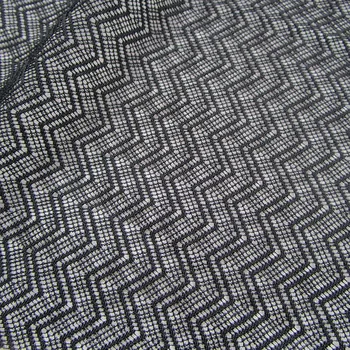 

New french elegant stretch lace fabric wave striped openwork lingerie mesh fabric fashion garment sewing net cloth