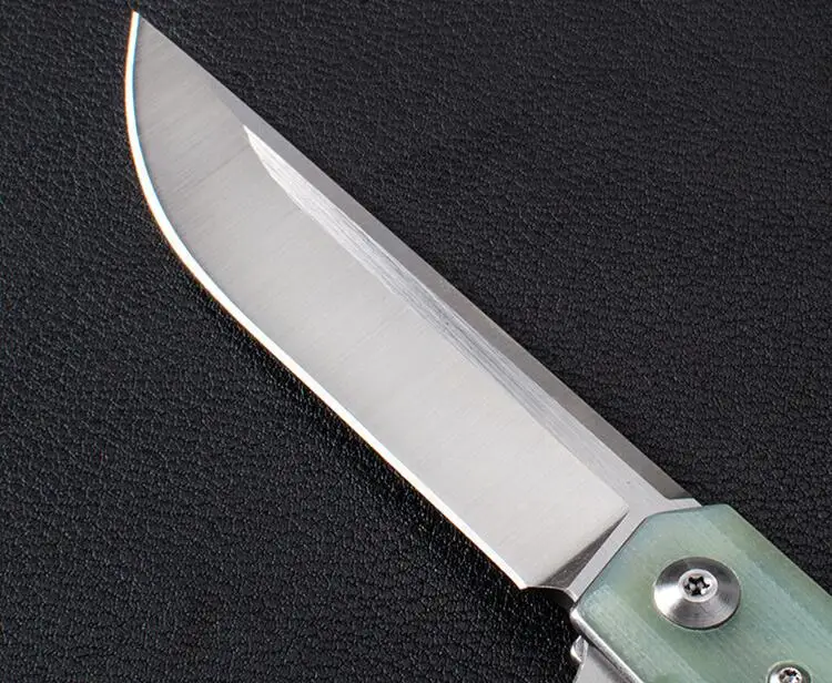 Llxxmm EDC шариковый подшипник Композитное волокно 9CR18 лезвие Ножи G10 ручка тактический карманный нож туристические охотничьи ножи для выживания
