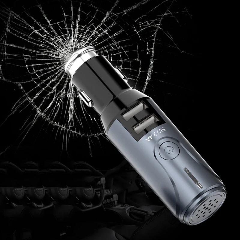 Автомобильный тестер алкоголя Многофункциональный портативный детектор пост-напиток молоток безопасности умный двойной зарядное