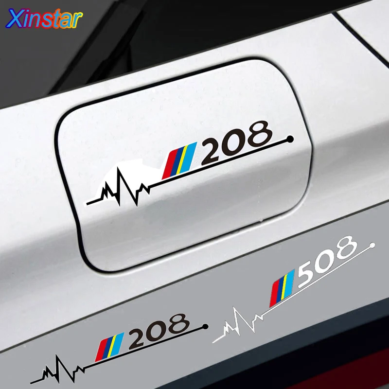 1 шт. стикер кузова автомобиля для Peugeot 106 108 206 208 306 308 508 2008 3008 автомобильные