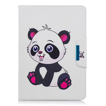 

New Slim Tablet Case For Samsung Galaxy Tab A SM-T550 9.7" Case Panda Unicorn Smart Stand Coer For Samsung T550 T555 Case Funda