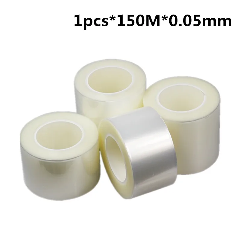1pcs 150M * 0.05mm PE transparent protective tape tape screen cell