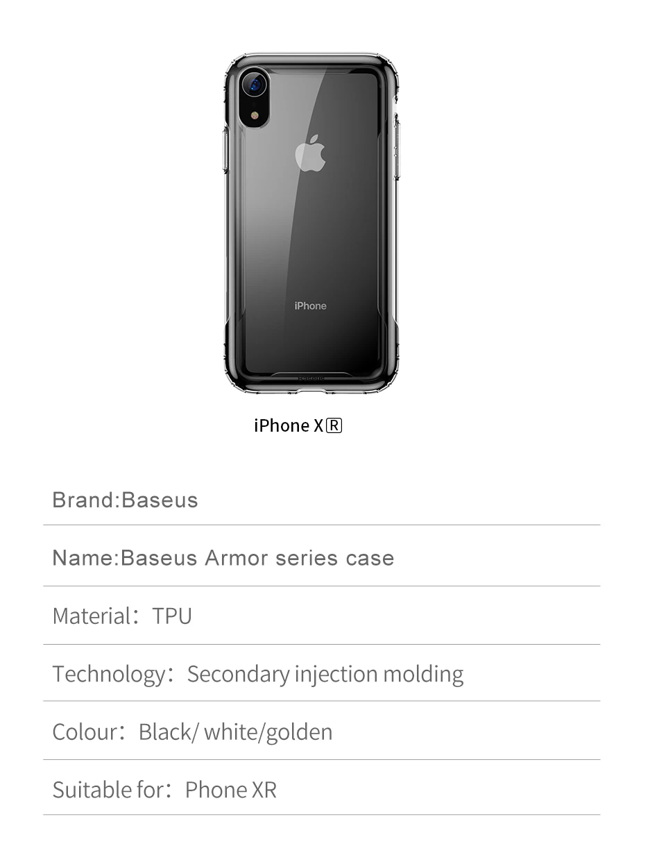 Baseus защитный чехол для телефона для iPhone Xs Max Xr X S R Xsmax роскошный мягкий защитный силиконовый из ТПУ задняя крышка для iPhone Funda