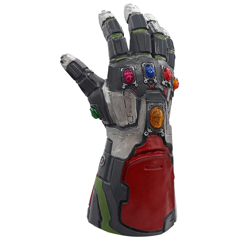 

NEW Avengers 4 Endgame Thanos Iron Man Hulk Infinity Gauntlet Cosplay Gloves Accessory Props Glowing Iron Man Infinity Gauntlet