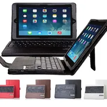 2013 Новое поступление Bluetooth беспроводная Отделяемая клавиатура складной кожаный чехол для Apple ipad Air ipad 5
