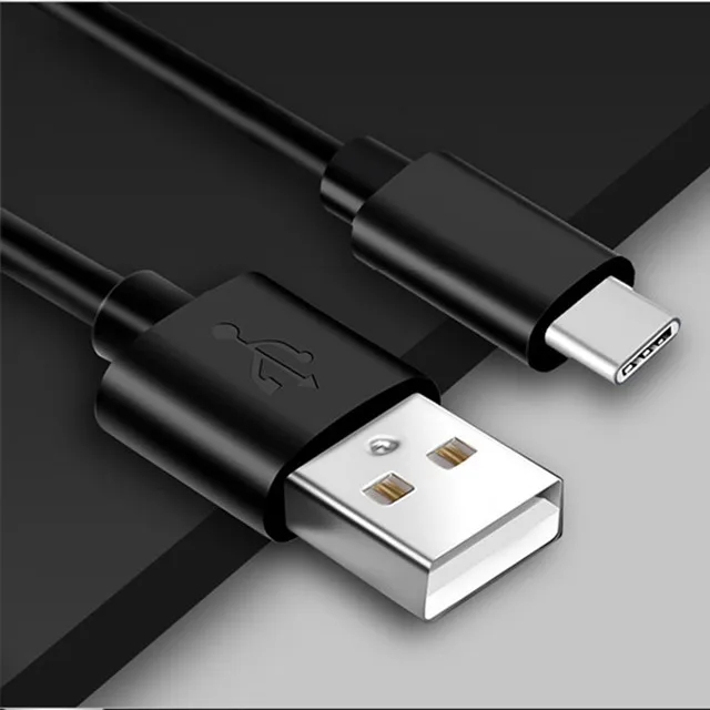 SUPTEC usb type C 2A Быстрая зарядка USB кабель для передачи данных для samsung galaxy s9 s8 huawei P20 Oneplus 6 xiaomi зарядное устройство USB-C шнур для передачи данных - Цвет: Black