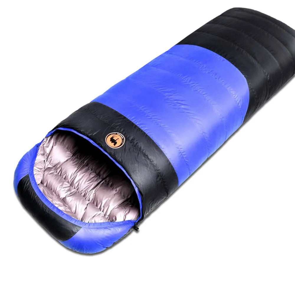 800g Duck Down Ultralight camping sleeping bag envelope white duck down