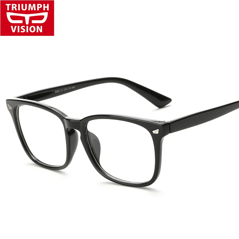 TRIUMPH VISION Rectangle Acetate Frame Eye Glasses Men Brand Original ...