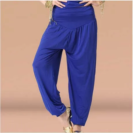

New belly dance costumes senior sexy milk silk belly dance pants for women belly dance lantern trousers