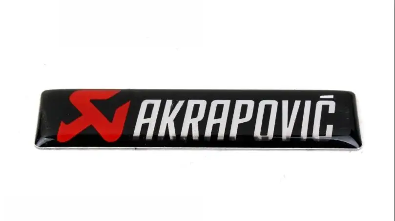 

3D Modified personality car stickers AKRAPOVIC car metal car standard