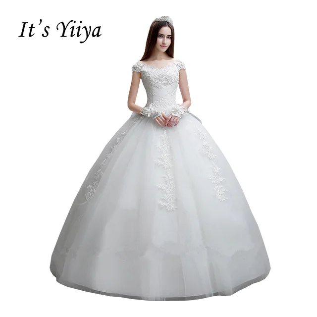 Free Shipping Fashion Wedding Dresses Frocks Boat Neck Free Shipping Fashion Wedding Dresses Frocks Boat Neck Vestidos De Novia Brial Gowns Dress