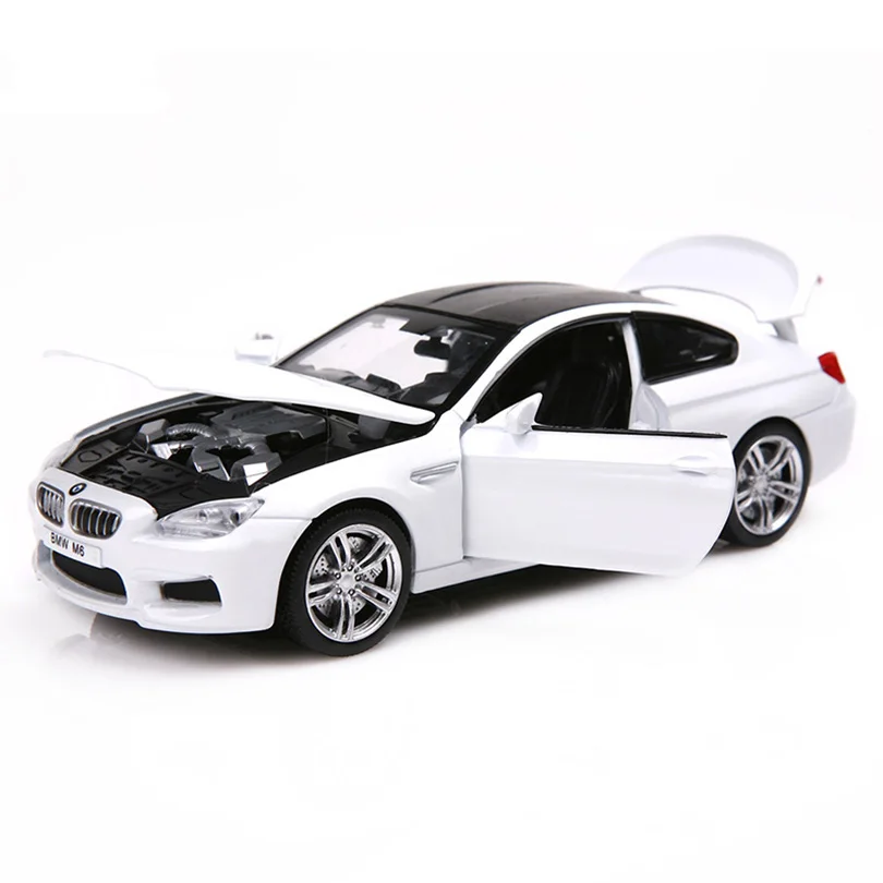 Высококачественная 1:24 M6 Coupe Игрушечная модель автомобиля из сплава детские