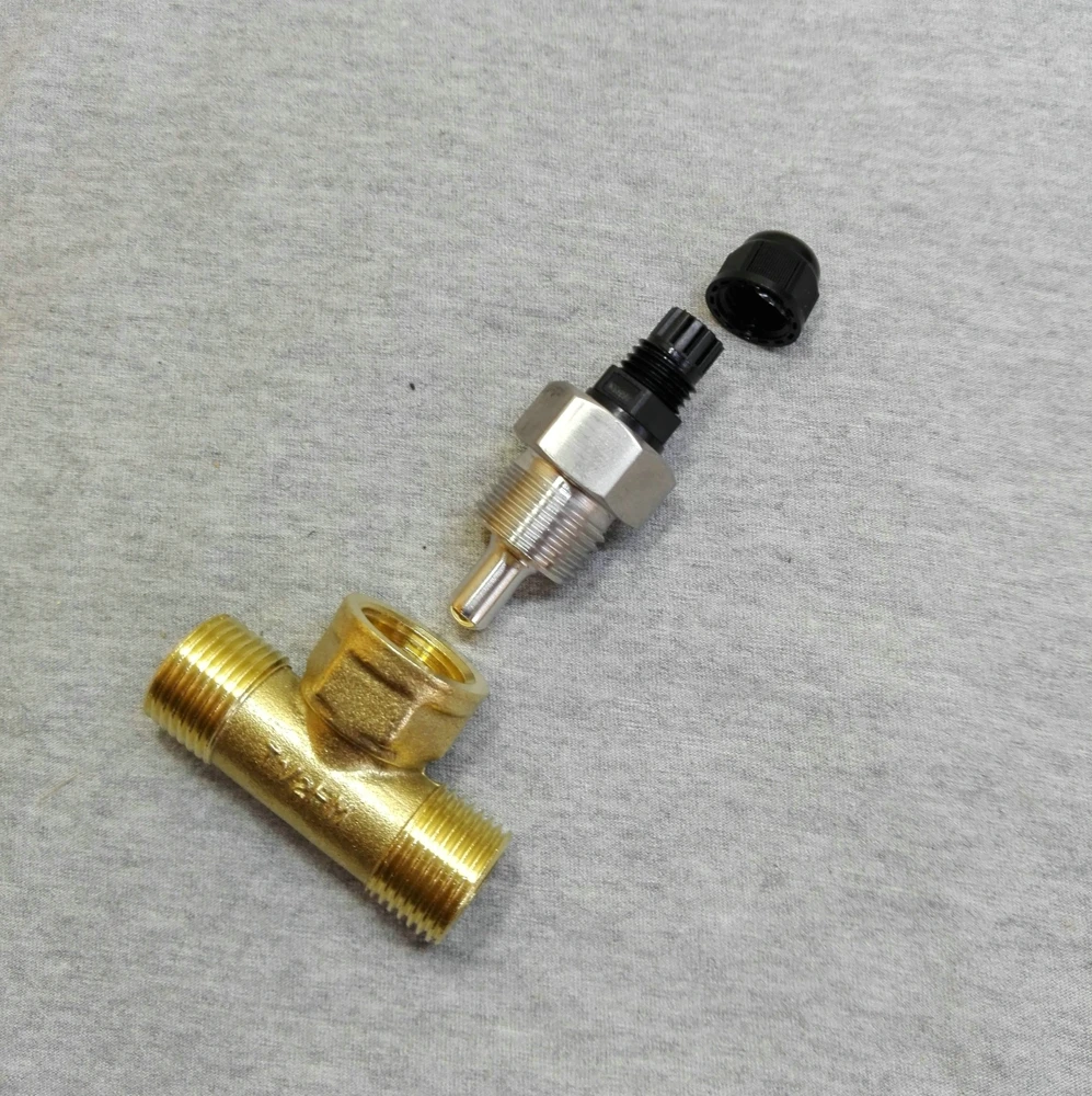 Карманный погружной рукав USB015 + Tee Thermowell из нержавеющей стали 304 BSP 1/2 дюйма для