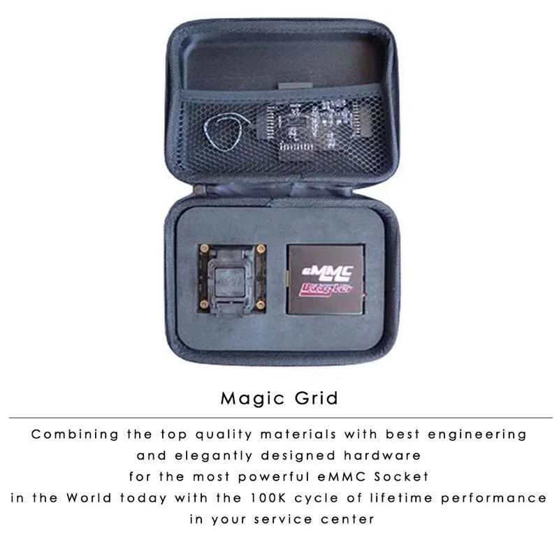 Новейший усилитель EMMC инструмент с EMMC гнездо устройства поддержка EMMC коробка легкий JTAG плюс UFI коробка кормовая коробка Медуза pro BOX