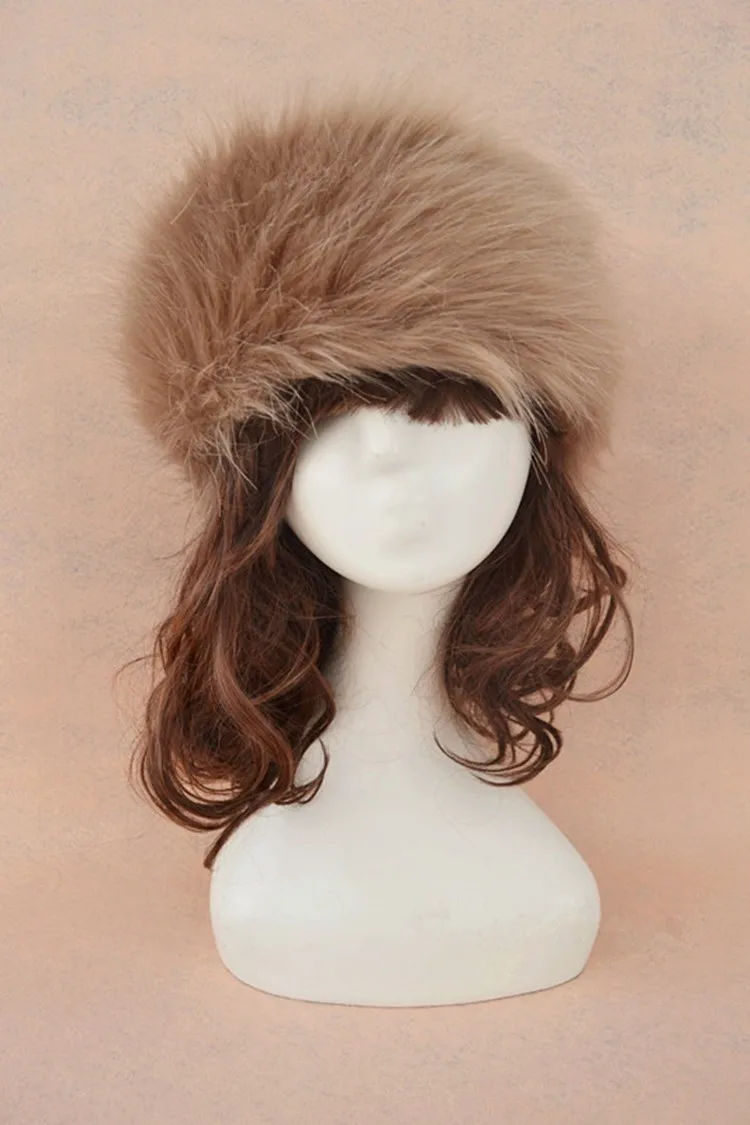 Высококачественная шапка из искусственного меха с серебристым лисьим мехом, Женская Зимняя Шапка-бини для женщин, женская полая шапка для конского хвоста, CP089